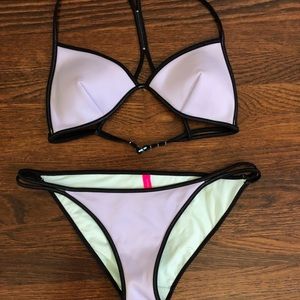 Lilac racer back Victoria’s Secret swimsuit